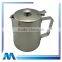 Stainless Steel Milk Jug With Lid , Milk Ketlle Stainless Steel Milk Beaker