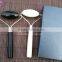 new arriving natural white and black jade roller facial massager with gift box