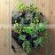 indoor & outdoor plastic vertical garden green pots and planters