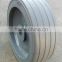 Scissors grey tyre with rim and Logistics industry grey color tyre lifting platform