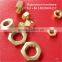  china factory brass threaded round nuts