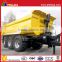 2017 NEW 3 Axles 40Tons Agricuture Drawbar Tipper Off Road Dump Tractor Trailer With Hydraulic Open Door