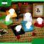 MIni Portable pocket bulb shape Led card night light lamp