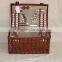 cheap empty wicker picnic basket for sale light brown wicker picnic basket