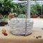100%Handmade Plastic Lined Grey Wicker Baskets for Plants Wicker Flower Plant Pot