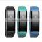 New Arrival Waterproof Heart Bracelet 0.91" Touch OLED Screen Bluetooth Sport Fitness Tracker With Call SMS Reminder