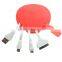 Computer,Video Game Player,Mobile Phone Use and 4 in 1 multi usb data sync charger cable