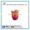 Electroplated Colored Geometric Glass Hurricane Candles Holders Lamp