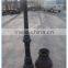 cast iron outdoor lamp pole,steel casting lamp post,antique clamp poles