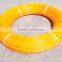 ageing resistance food pe pipe 3/8"(9.53mm*6.99mm) yellow coiled hose used for drinking machinery for pe pipe