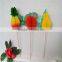 Hot Sell Cocktail Party Decoration Paper Fruit Honeycomb Stick