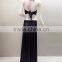 Yifusha shimmering metallic trobal lesson wears fusion skirt and halter top