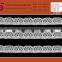 Tricot embroidered narrow thailand lace fabrics trim for garments