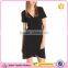 New Fashion Tie Waist Design V Neck Short Sleeve Women Wrap Dress