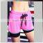 Printed Polyester Breathable Running Sports Compression Crossfit Spandex Shorts