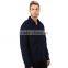 custom oversized dark bule buttons windbreaker jacket for men