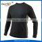 High quality custom mens crew neck black polyester man's t-shirt