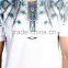 Custom peacock feather printed t-shirt for men