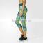Custom Run Women Activewear Spandex Colorful Leggings Printed Yoga