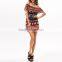 backless off shoulder printed reddish orange pictures latest women fashion sex dress