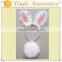 White Feather Bunny Headband For Kids' Party Decoration easter bunny headband kids animal ear headband