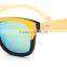 high quality cheap bamboo sunglasses PC frame mirror lenses sunglasses WPB6919