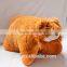 square shape super soft animal pillow hippo