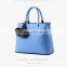 2017 new design spring colors bag women genuine leather tote handbag beautiful ladies handbags HB02