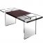 High Quality T-Shaped Console Table Mirrored Console Table Standing Office Desk