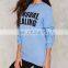 Super Soft Oversized Silhouetted And Ribbed Hem Print Sweatshirt Custom