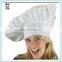 Polyester Cotton Adult Party Costume White Chef Hats HPC-0212