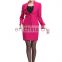 Brand Quality Hot Selling Slim Fit Customized Long Sleeve Ladies Office Wear Skirt Suits and Blouse 2017 Professional Factory