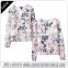 2017 fashion pullover sweater/sublimation printed sweater crop top