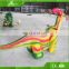 KAWAH Amusement Park Mini Dinosaur Rides Scooter For Kiddies