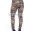Christmas Snow Print Legging Tight-Fit Trousers For Mid Age Women