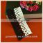 New design fashion black and white double colors crochet lace trims for clothing