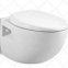 Bathroom promotion p trap round shape toilet bowl  sanitary ware ceramics wall hung back to wall toilet seat