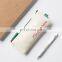 Custom logo printing Nice Canvas Student Pencil Pen Case Bag