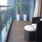 High Quality Black WPC Waterproof Interlocking Composite Decking Board Outdoor