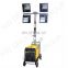3kw diesel generator set light tower construction site use 400W/1000W led light tower