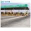 Prefab steel space  frame building toll station canopy