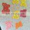 Customized laser cutting 1mm 2mm 3mm 4mm various shape felt cutouts