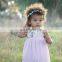Easter Day 2019 girls summer lace dress girl party dress pink rabbit full print dresses kids cotton dresses