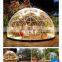High Quality Outdoor Transparent PVC Inflatable Bubble Camping Tent With Tunnel