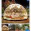 High Quality Outdoor Transparent PVC Inflatable Bubble Camping Tent With Tunnel