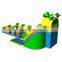 Giant Inflatable Tropical Jungle Water Slide Kids Adults Commercial Jungle Water Slides With Pool