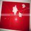 colored designs silkscreen printing glass with high  quality