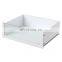 Factory Price modern design clear toughened glass drawer side glass