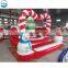 Wholesale 4x4m lovely inflatable snowman bouncer