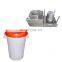 High Quality Green Color  With Lid Plastic Injection Big Size Dustbin Mould /Molding